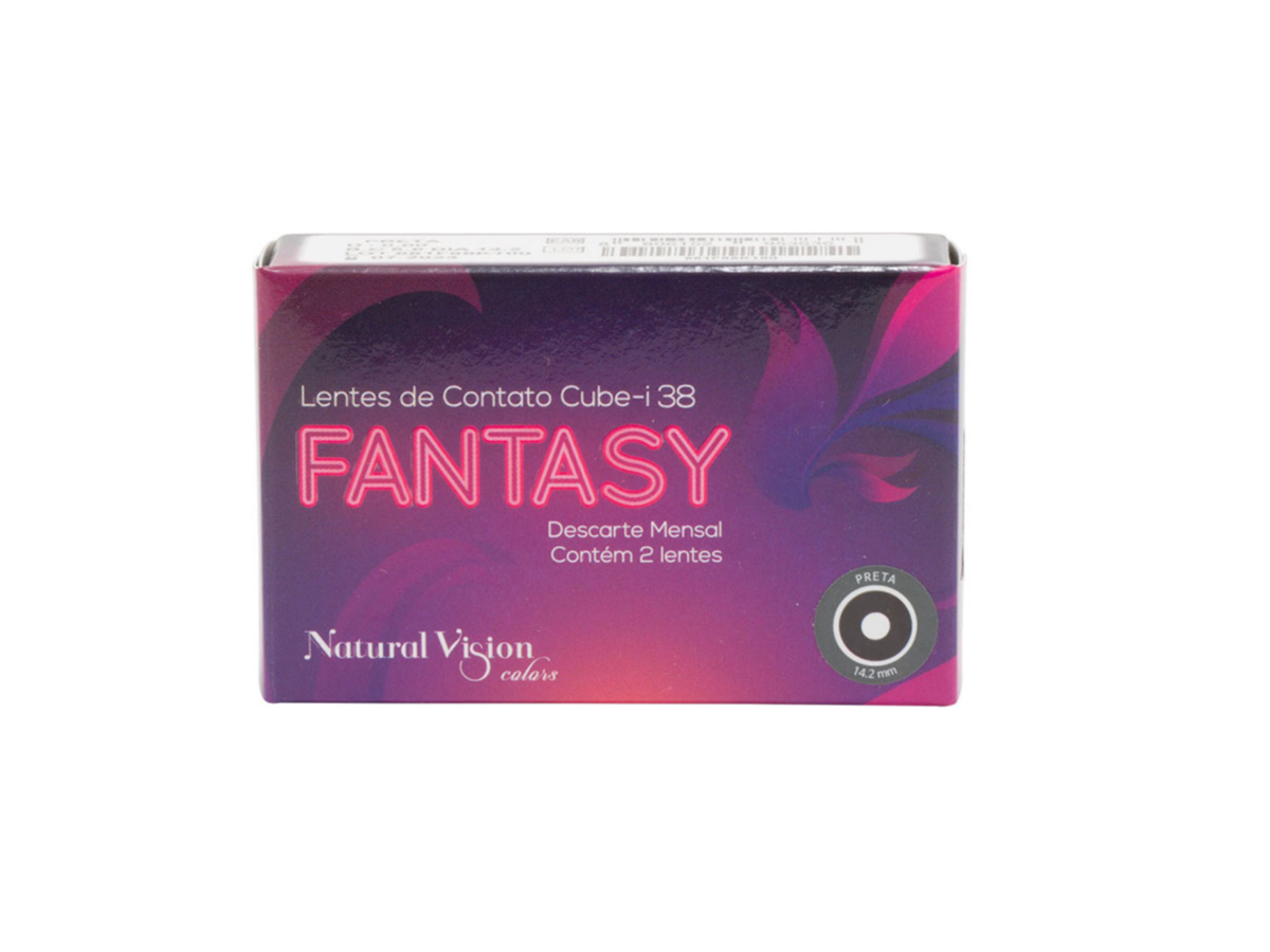 Lente de Contato Colorida sem Grau Natural Vision Fantasy Mensal